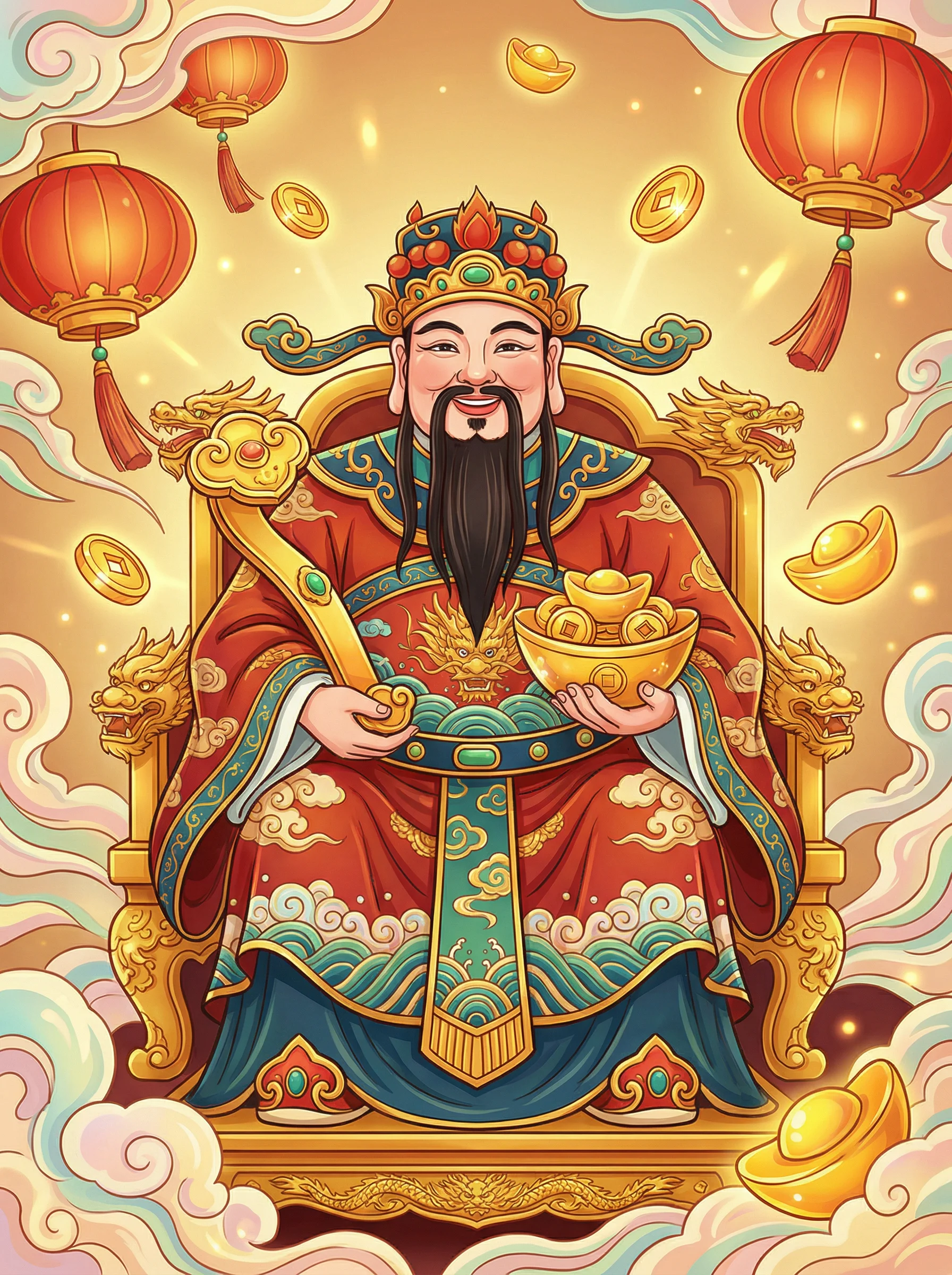 财神爷护佑 - 东方福运祈愿堂