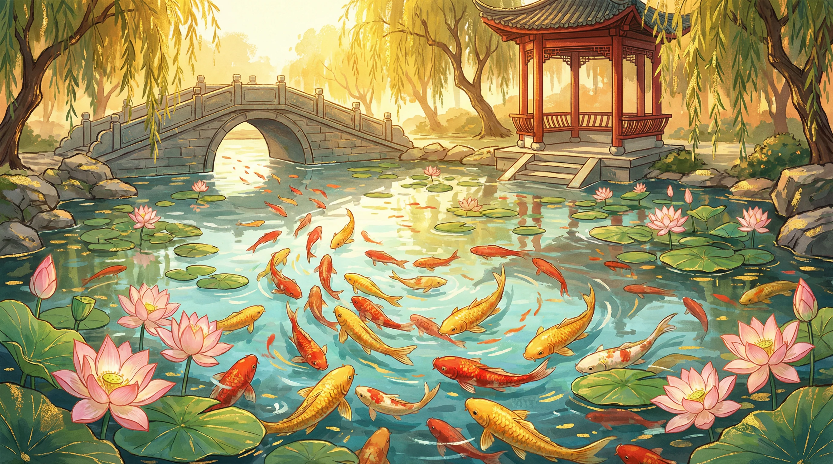 锦鲤游动动画 - 东方福运祈愿堂 - 彩票app